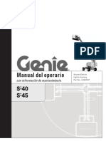 Manual de Operacion y Mantenimiento de Genie S40-S45