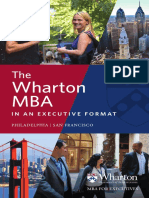 Wharton MBA: in An Executive Format