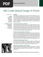 Lehman Brothers ABS Credit Default Swaps - A Primer - December 9, 2005