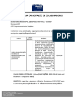 Curso de Orçamentação de Obras de Infraestrutura com SICRO