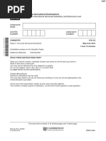 June 2016 (v2) QP - Paper 2 CIE Chemistry A-Level