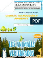 Los Animales Vertebrados 5to