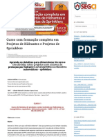 Curso Com Formação Completa em Projetos de Hidrantes e Projetos de Sprinklers - Guia SegCI