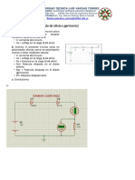 Simulacion 2 Diodo de Silicio y Germanio - Damián Quiñonez Vernaza