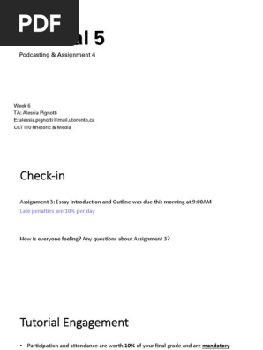 Tutorial 5 - Feb. 17