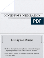 Continuous Integration: Automatically Install, Test, and Deploy Your Drupal Site