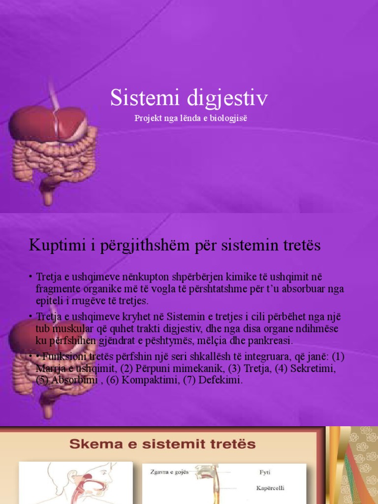 Sistemi Digjestiv | PDF