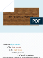 HR Policies & Pracitices