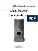 JBL_Media_SUB-2000_service_manual