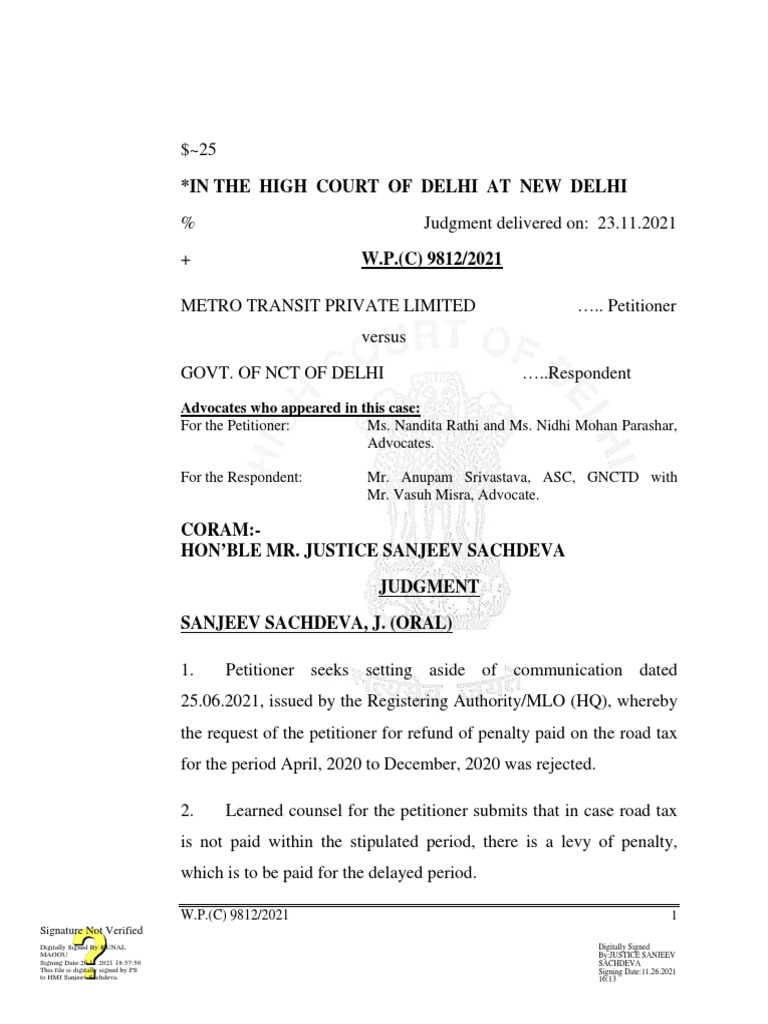 Judgement PDF Taxes Supreme Court Of India