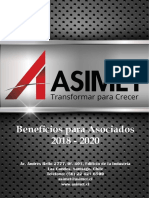 Beneficios Asociados ASIMET 2018-2020