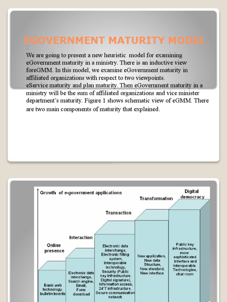 Egovernment Maturity Model | PDF | E Government | Information And ...