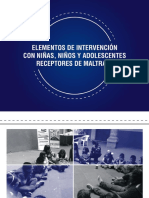 Presentación Elementos de Intervención Con Niñas, Niños y Adolescentes Receptores de Maltrato.