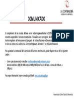 Comunicado de Suspension Servicio de Orientacion