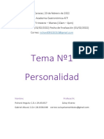 Definiciones de conceptos clave de la personalidad