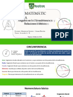 3ro Medio A B Matemática PPT N°1 Circunferencia 05 Al 09 de Octubre