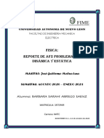 Reporte de AF2 Problemas de Dinamica y Estatica