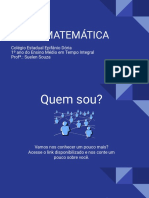 Aulas 1 e 2 - Apresentação e Avaliação Diagnóstica