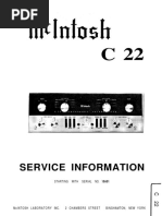 Mcintosh C22 Service Manual 2