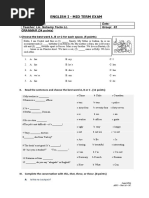 Teens 2 - Exam