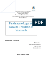 Briceno _ Leidy _ Fundamento Legal del Derecho Tributario en Venezuela 