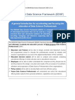 A General Introduction To EDISON Data Science Framework (EDSF) (V1.3)