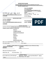 Distinction College-Application Form
