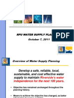 2011 10 07 Water Supply Program Presentation