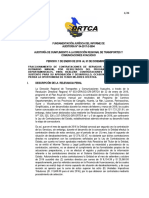 Fundamentación Jurídica Del Informe de Transportes