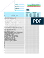 Lista de Cotejo 1° C