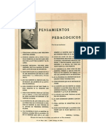 pensamientos pedagógicos gabriela mistral