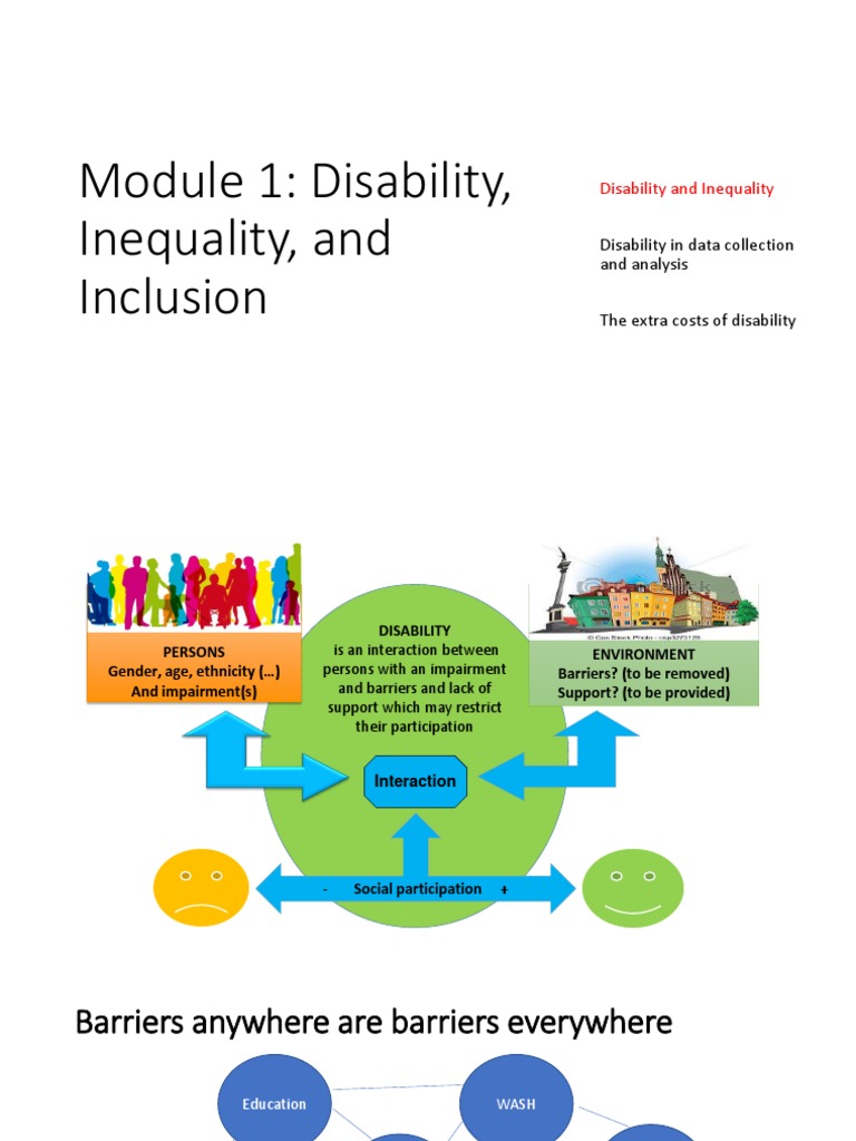 Module 1: Disability, Inequality, and Inclusion | PDF | Poverty ...