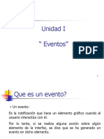 Unidad I Eventos