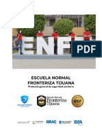 Protocolo de Seguridad Sanitaria Escuela Normal Fronteriza Tijuana 2022