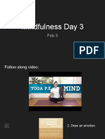 Mindfulness Day 3