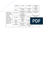 Función Tejido: Tipos de Tejidos Función Localización Componentes Celulares Tejido Óseo Tejido Conjuntivo