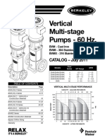 Catalog Berkeley Pump Vertical Multi-Stage Booster BVM Series 284