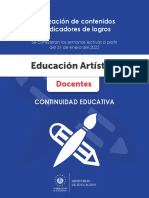 Priorizacion Educacion Artistica 2022