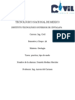 Geologia - Unidad 3 - Tarea 5 - Medina Morales Daniela