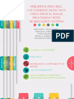 Philippine Peso Bill Counterfeit Detection Using Digital Image Processing With Segregation System