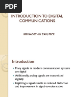 Introduction To Digital Communications: Bernadeth B. Zari, Pece