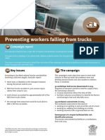Preventing Workers Falling From Trucks: Campaign Report