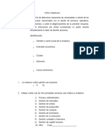 Encuesta procesos empresariales