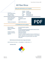 MSDS B109 All Fiber Rinse