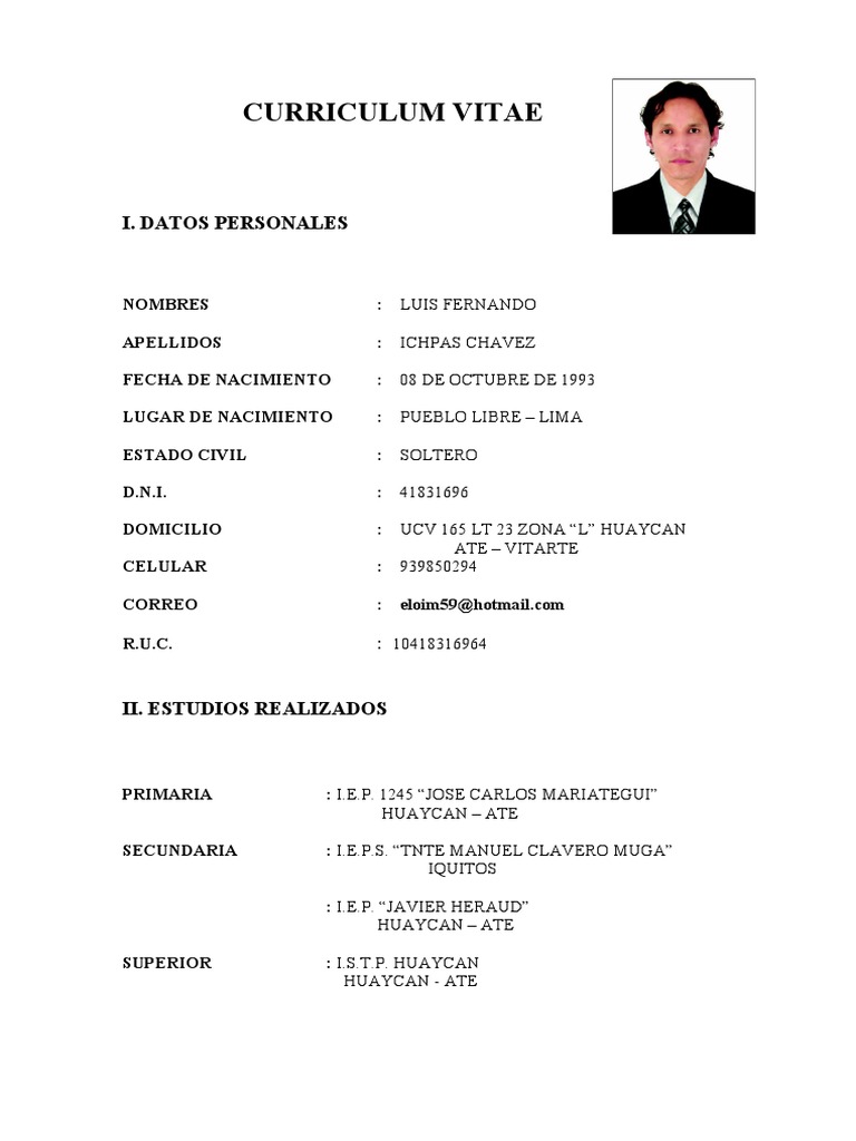 CV FER Con Certificados | PDF | Cuidado de la salud | Administración ...