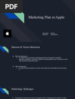 Marketing Plan in Apple: Yubo Yang Xi Chen Sitong Lu Bosheng Hu