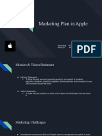 Marketing Plan in Apple: Yubo Yang Xi Chen Sitong Lu Bosheng Hu