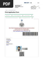 Print Application Form: Uttar Pradesh