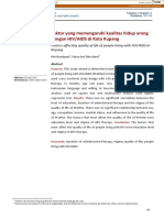 Faktor Yang Memengaruhi Kualitas Hidup Orang Dengan HIV/AIDS Di Kota Kupang