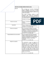 Sociedad de Acciones Simplificadas (Sas)